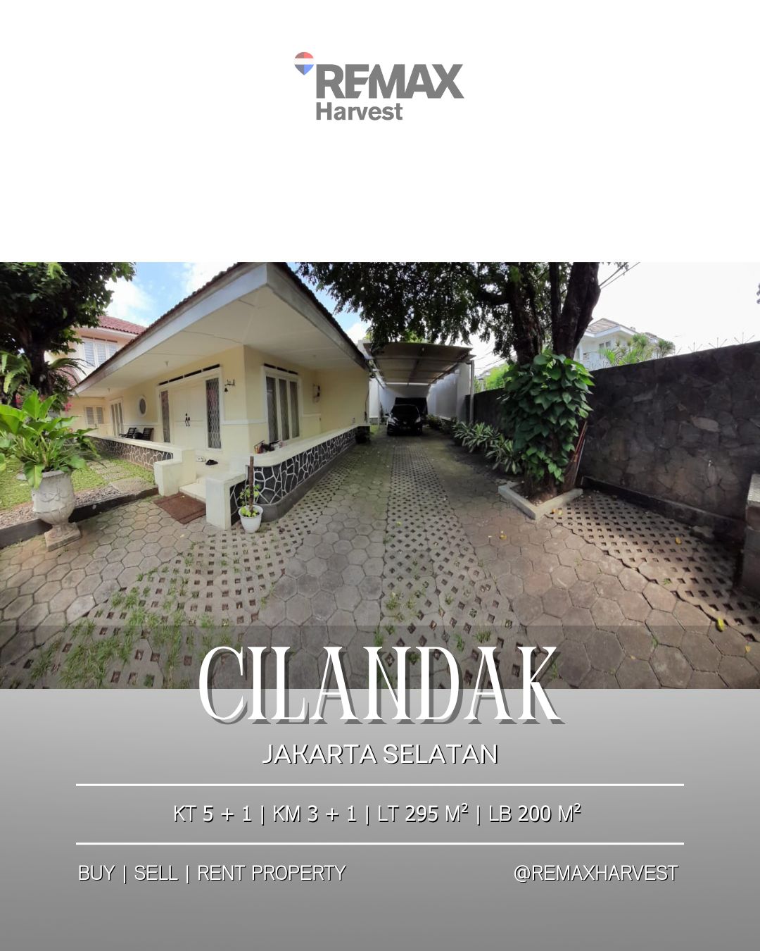 Rumah Asri Halaman Luas Cilandak